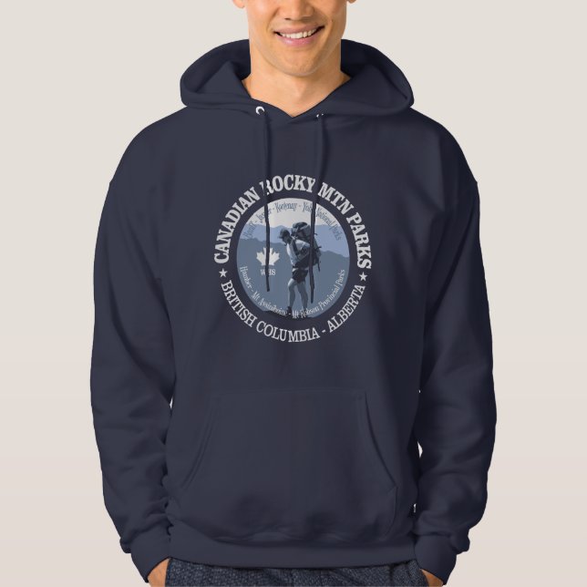 Canadian Rocky Mountain Parks Hoodie (Front)