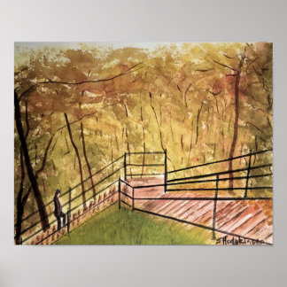 CANADIAN SCENES: MONTREAL - WATERCOLOR POSTER