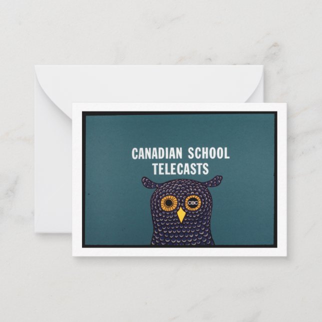 Canadian School Telecasts Card (Front)