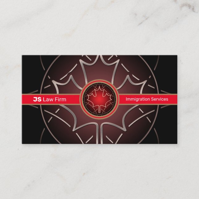 Canadian Services Business Card (Front)