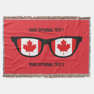 Canadian Shades custom throw blanket