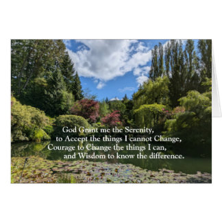 Canadian small lake Serenity Prayer