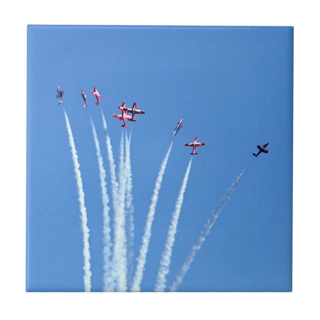 Canadian Snowbirds Planes Tile (Front)