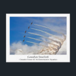 Canadian Snowbirds postcard<br><div class="desc">Canadian Forces 431 Air Demonstration Squadron</div>
