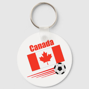 Canadian Soccer Team Keychain