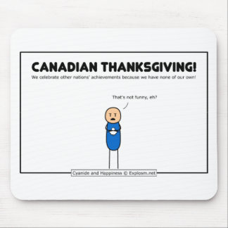 canadian thanksgiving mouse pad