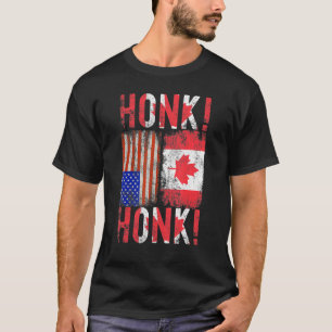 Canadian Trucker Canada Freedom Convoy Honk Honk T-Shirt