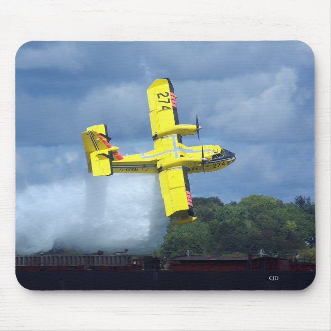 Canadian water bomber 274 mousepad (Front)