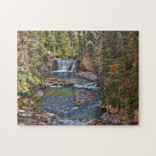 Canadian Waterfall Jigsaw Puzzle