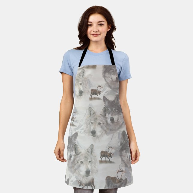 Canadian Wildlife Apron (Worn)