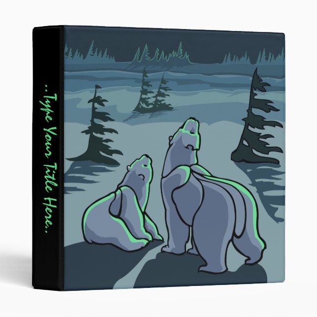 Canadian Wildlife Binder Kid's Custom Photo Album (Front/Spine)
