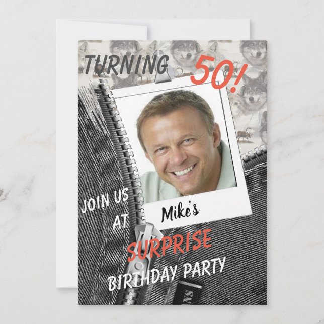 Canadian Wildlife Invitation (Front)