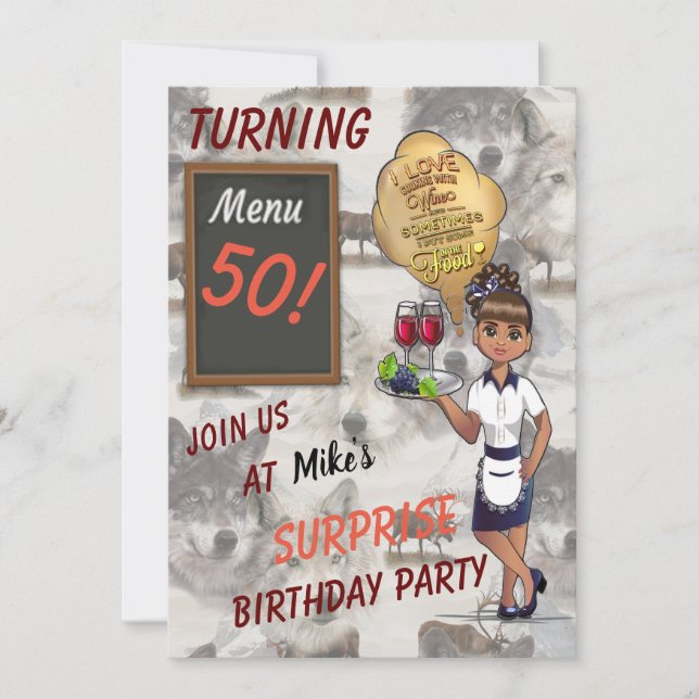 Canadian Wildlife Invitation (Front)