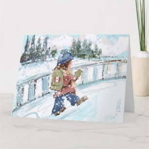 Canadian Winter Holiday Card