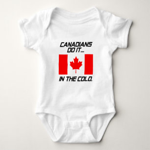 Canadians Do It... In The Cold. Baby Bodysuit