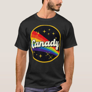 Canady Rainbow In Space Vintage Style T-Shirt