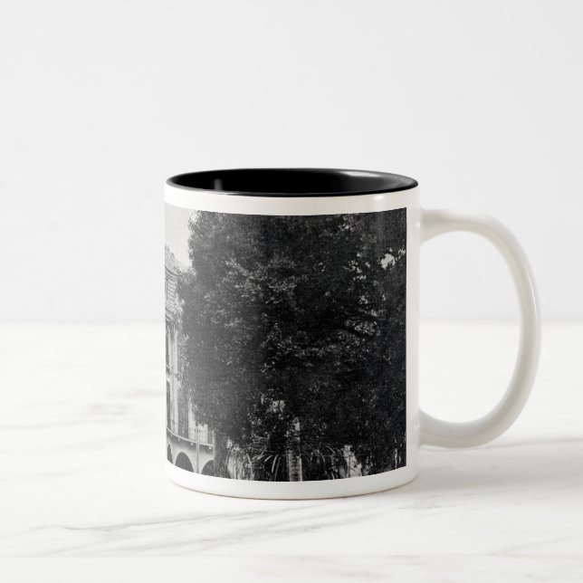 Canal Administration Building, Panama Two-Tone Coffee Mug (Right)