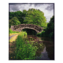 Canal and Bridge in Brecon, Wales