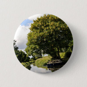 Canal Boats 2 Inch Round Button