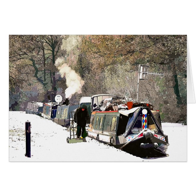 CANAL BOATS CARD (Front Horizontal)