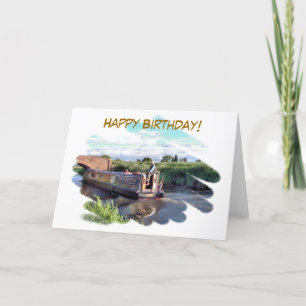CANAL BOATS CARD