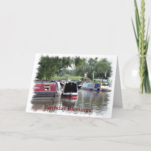 CANAL BOATS CARD