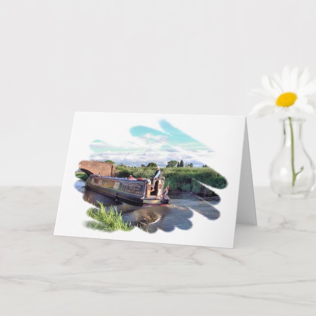 CANAL BOATS CARD (Small Plant)