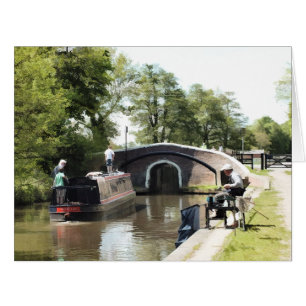 CANAL BOATS CARD