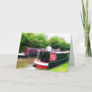 CANAL BOATS CARD