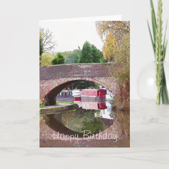 CANAL BOATS CARD (Front)