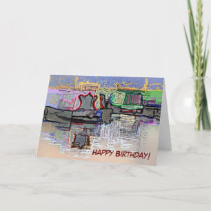 CANAL BOATS CARD