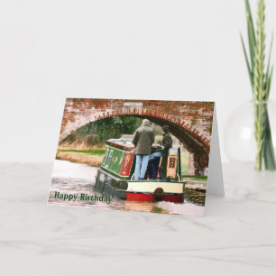 CANAL BOATS CARD
