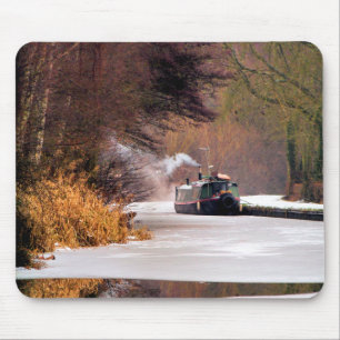 CANAL BOATS MOUSE PAD