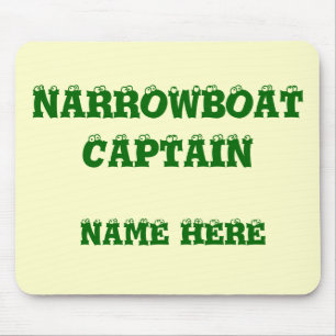 CANAL BOATS MOUSE PAD