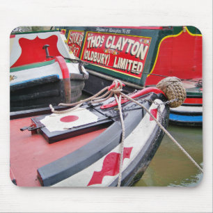 CANAL BOATS MOUSE PAD