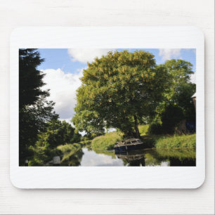 Canal Boats Mouse Pad
