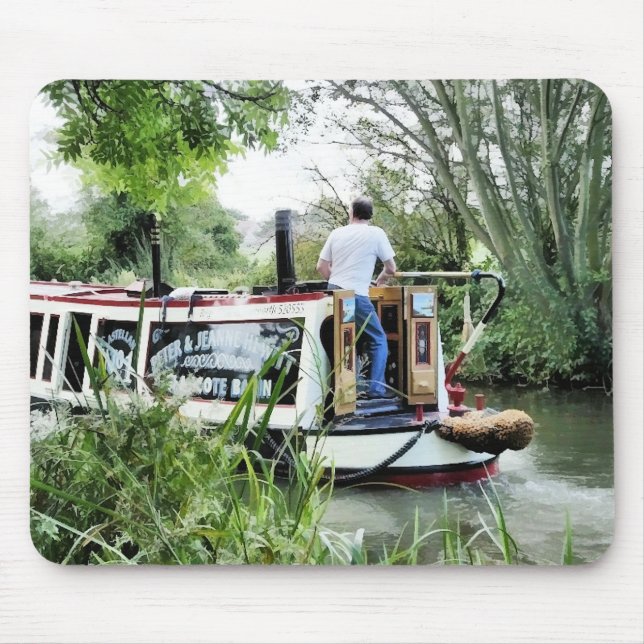 CANAL BOATS MOUSE PAD (Front)