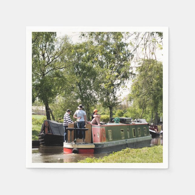 CANAL BOATS NAPKIN (Front)