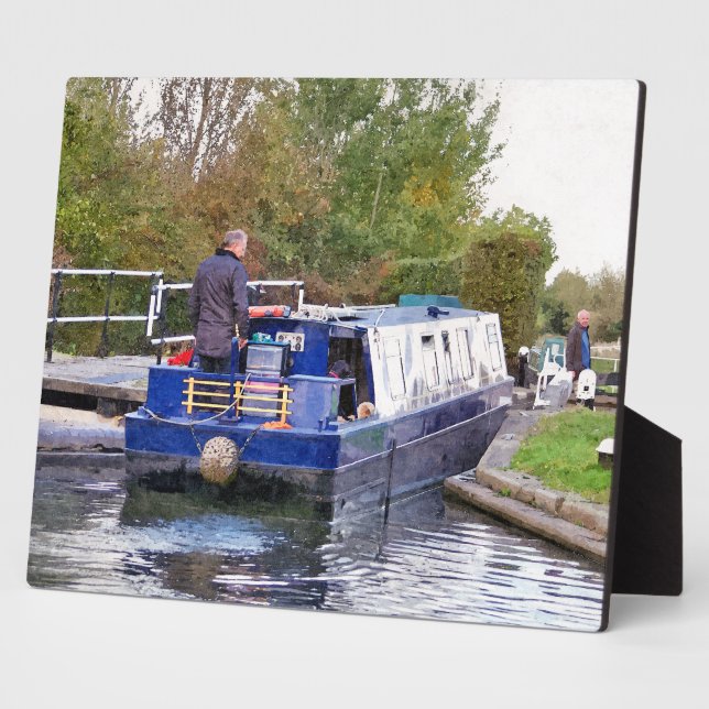 CANAL BOATS PLAQUE (Side)