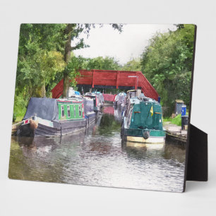 CANAL BOATS PLAQUE