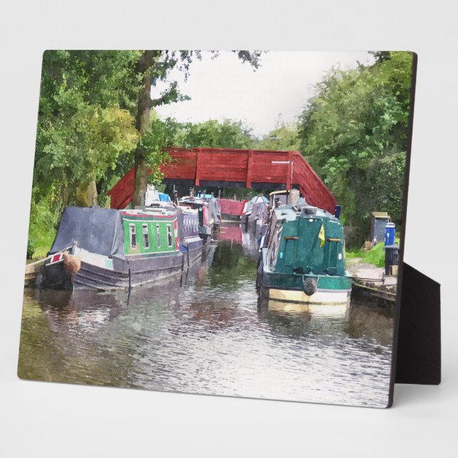 CANAL BOATS PLAQUE (Side)