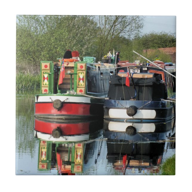 CANAL BOATS TILE (Front)