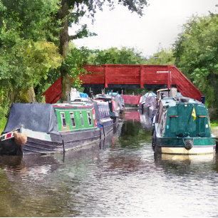 CANAL BOATS TILE