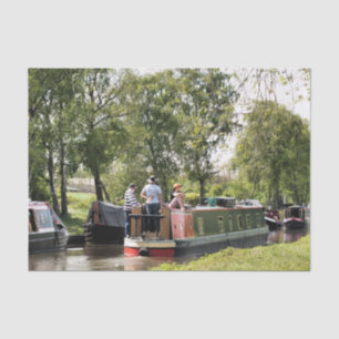 CANAL BOATS TISSUE PAPER