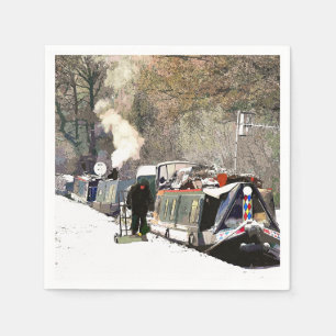 CANAL BOATS UK NAPKIN