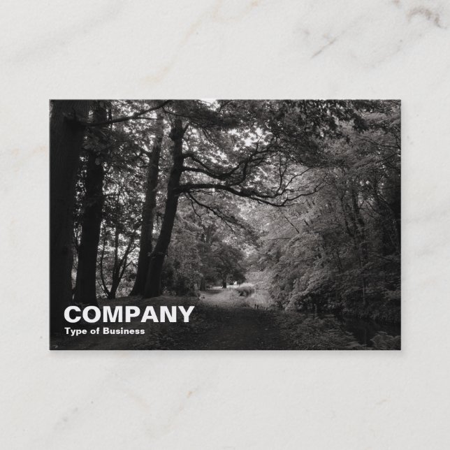 Canal, Bute Park, Cardiff Business Card (Front)