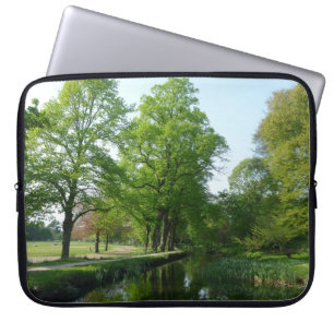 Canal - Bute Park, Cardiff Laptop Sleeve