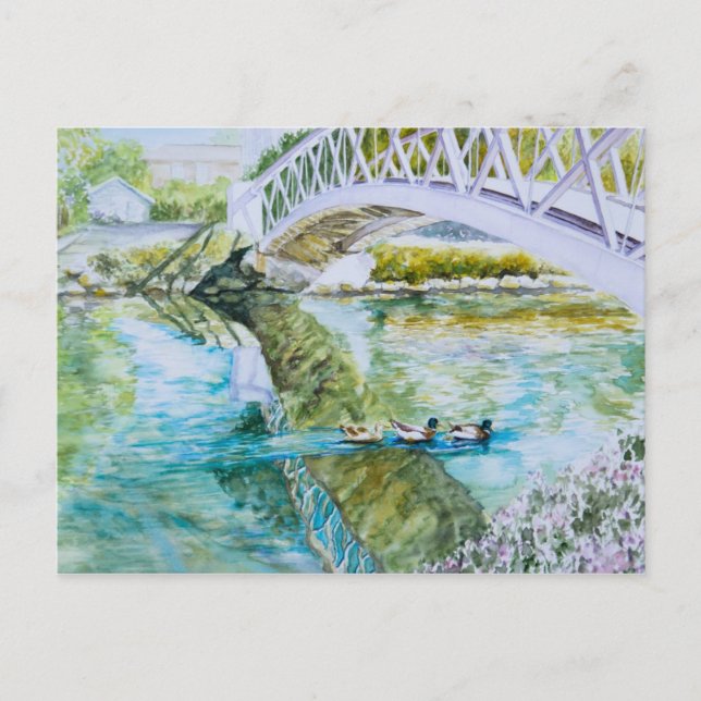 Canal Crossing Postcard (Front)