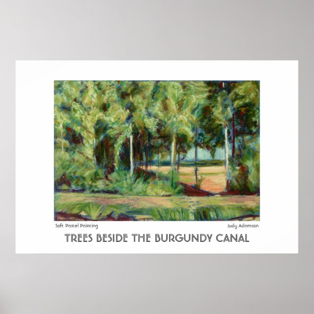 Canal de Bourgogne Imprimer ou poster (Devant)