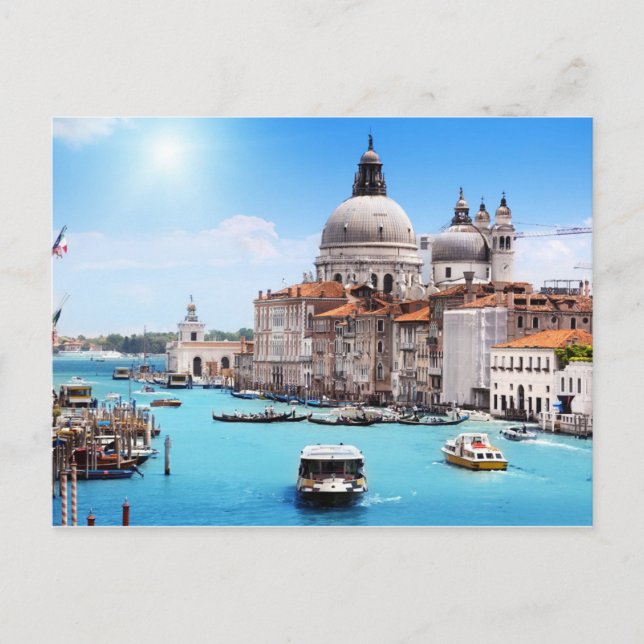 Canal de Venise dans la carte postale d'été (Devant)